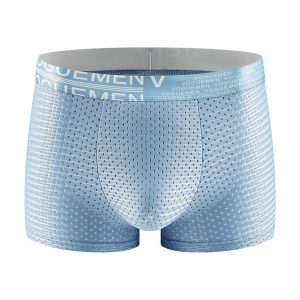 Men's Ice 3PCS silk underwear mesh